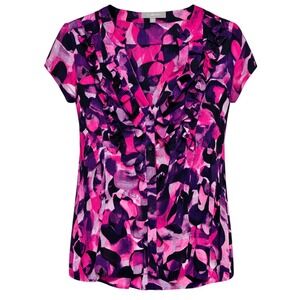 Y2K Romantic Coquette Babydoll Ruffle Top Women Size XL Dark Academia Artsy
